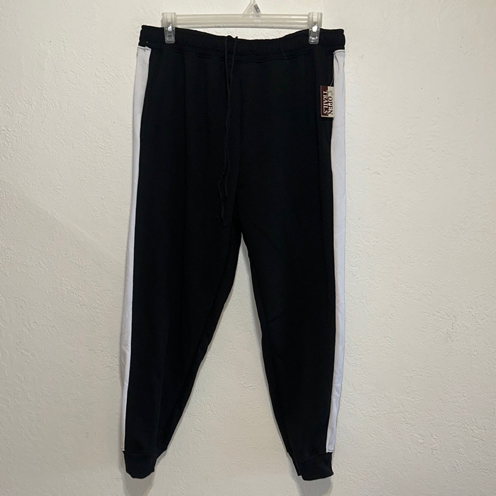 Black and‎ White Jogger Pants Sweatpants